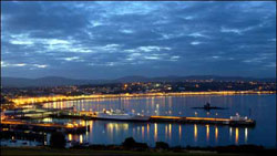 Douglas at night (Isle of Man Photography)